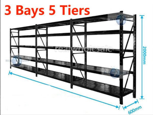 600MM x 2000mm  Racking x 3 bays