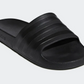 Adidas Unisex Adilette Aqua Slides (Black/Black/Black, Size 5 US)