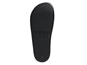 Adidas Unisex Adilette Aqua Slides (Black/Black/Black, Size 5 US)