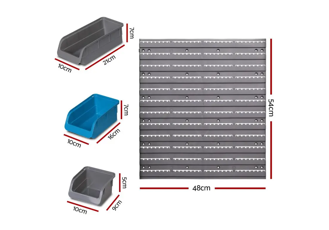 Giantz Bin Rack 48 Bins Storage