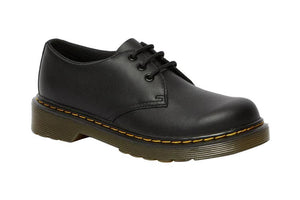 DR. MARTENS 1461 JUNIORS LACE LOW TOP SHOE (BLACK SIZE  10 UK)
