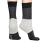 HAPPY SOCKS BLOCK RIB SOCK (BLACK/GREY SIZE 41-46)