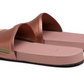 Havaianas Slide Brasil Thongs (Rosa/Golden, Size 37/38 BR)