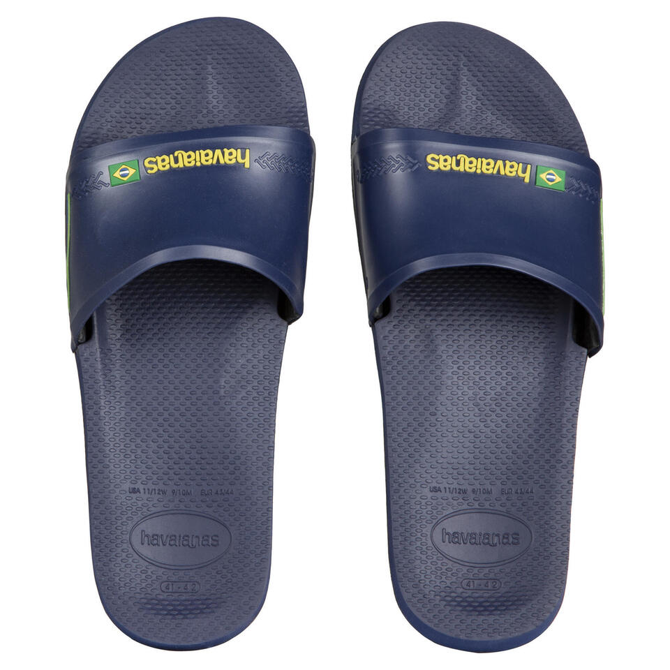 Havianas Slide Brasil Thong Navy Blue Size BR 43/44