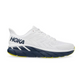 HOKA ONE ONE MEN'S CLIFTON 7 RUNNING SHOE (BLANC DE BLANC/BLACK IRIS SIZE 8 US)