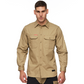 Hard Yakka Men's Legends Long Sleeve Shirt - Khaki (Size M)