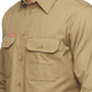 Hard Yakka Men's Legends Long Sleeve Shirt - Khaki (Size M)