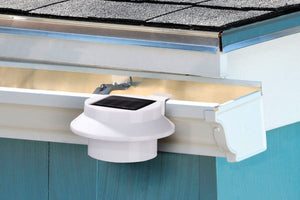 Kogan 2 Pack Solar Powered LED Gutter Lights - White