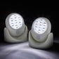 Kogan Wall Mounted Motion Sensor Cordless LED Light (White) - 2 Pack