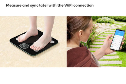 Kogan SmarterHome™ Wi-Fi Body Composition Smart Scale (Black)