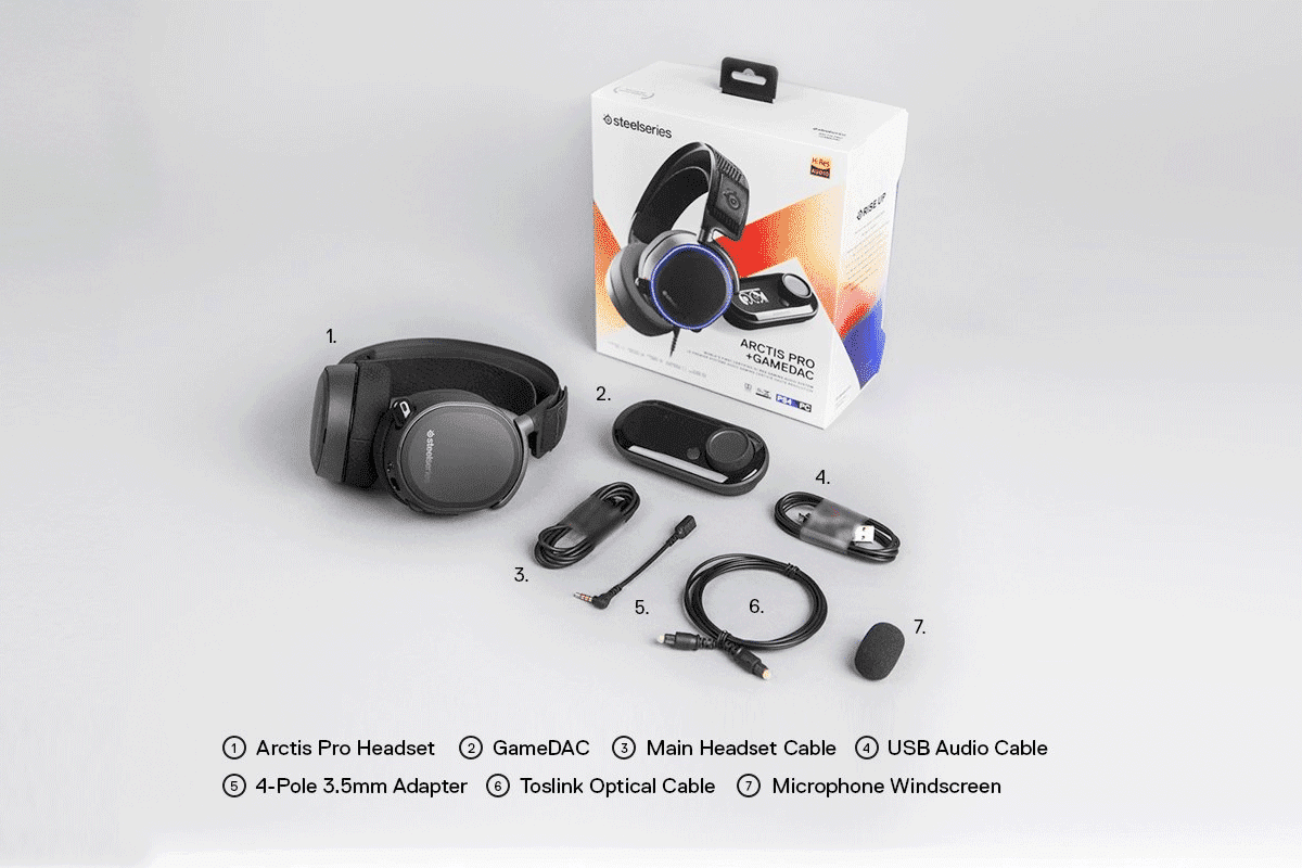 SteelSeries Arctis Pro Gaming Headset + DAC (SC-00005)