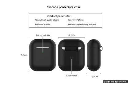 Silicone Case for AirPods 1/2 (Pink)