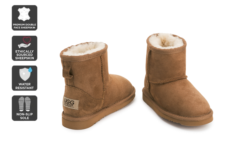 OUTBACK UGG KIDS CLASSIC - PREMIUM DOUBLE FACE SHEEPSKIN (CHESTNUT) EU24