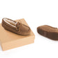 Outback Ugg Moccasins Tirari - Premium Sheepskin (Chestnut, Size 04M / 05W US)