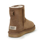 OUTBACK UGG BOOTS MINI CLASSIC - PREMIUM DOUBLE FACE SHEEPSKIN (CHESTNUT SIZE 11M / 12W US)