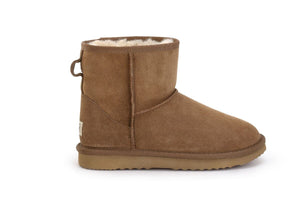 OUTBACK UGG BOOTS MINI CLASSIC - PREMIUM DOUBLE FACE SHEEPSKIN (CHESTNUT SIZE 11M / 12W US)