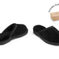 OUTBACK UGG SLIPPERS BARWON - PREMIUM SHEEPSKIN (BLACK SIZE 8M / 9W US)