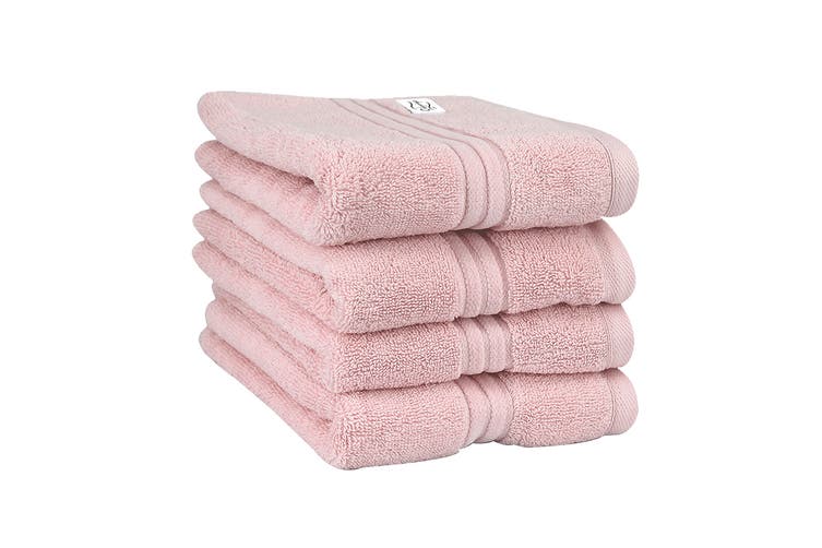 ONKAPARINGA HAVEN 600GSM HAND TOWEL SET OF 4 (PINK)