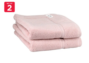 Onkaparinga Set of 2 600GSM Haven Bath Mats (Pink)