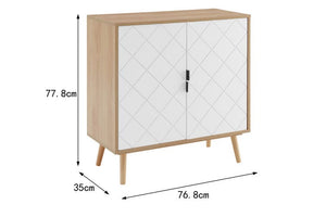 Ovela Banbury 2 Door Buffet (White/Oak)