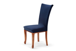 Ovela Pack of 8 Set Dining Chair Cover (Navy)