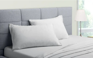 Ovela Cotton Flannelette Bed Sheets Set (Queen, Light Grey)