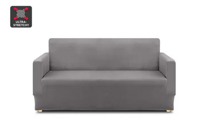 Ovela 2 Seater Sofa Cover Stretch (Charcoal)