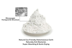 Ovela Ocean Marble Natural Super Absorbent Bathroom Floor Mat