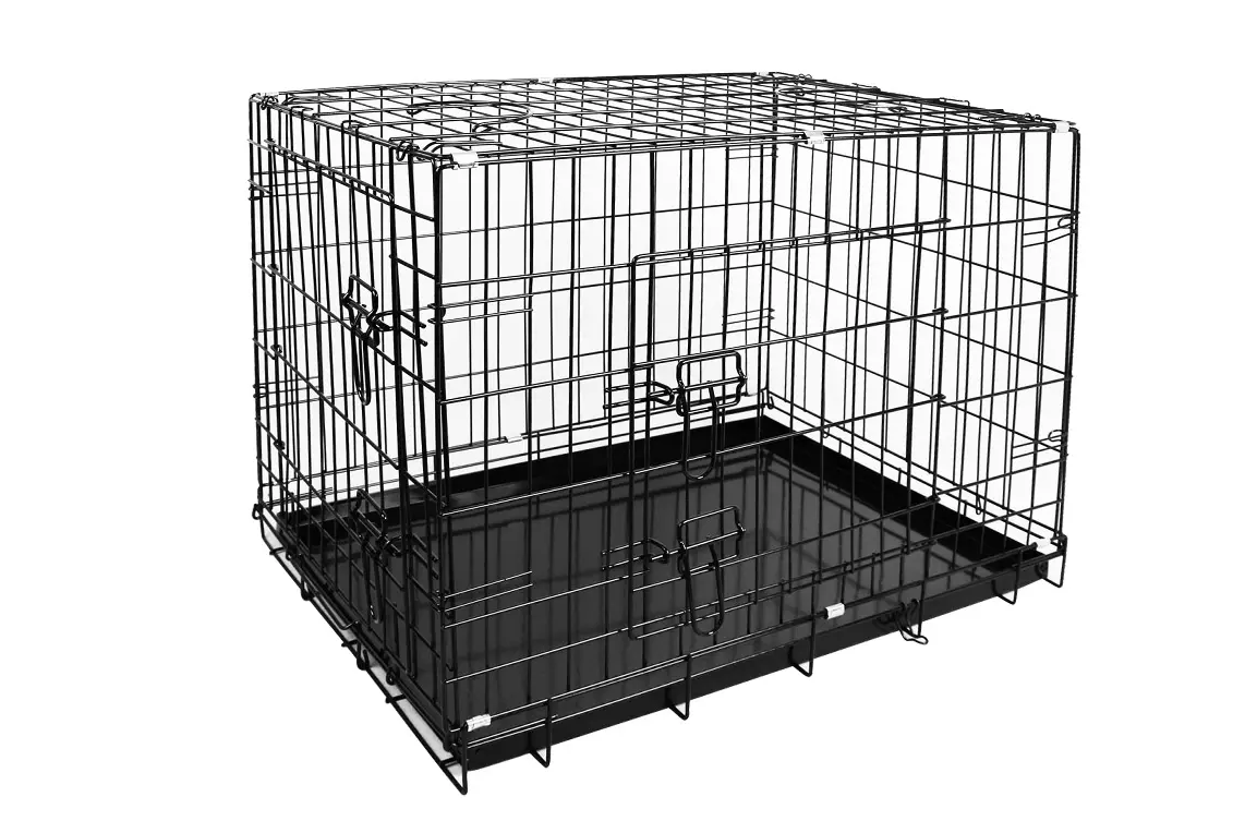 Pawever Pets 36" Collapsible Metal Dog Playpen / Crate