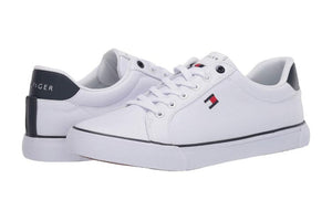 TOMMY HILFIGER MEN'S RANDAL SHOE (WHMLL (WHITE / NAVY) SIZE 9 US)