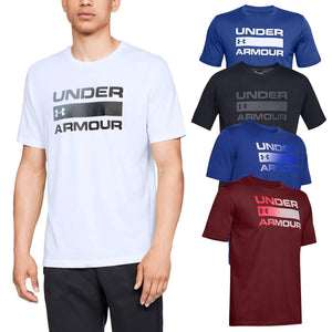 UNDER ARMOUR MEN'S SHORT SLEEVE TEE (BLACK/RHINO GRAY SIZE XL)