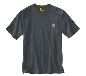 Carhartt Men's Pocket Short Sleeve Tee (Carbon Heather, Size L)