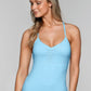 LORNA JANE WOMEN'S MIND AND SPIRIT EXCEL TANK TOP (ICE BLUE MARL M)