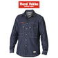 Hard Yakka Denim Long Sleeve Work Shirt - Small Mens