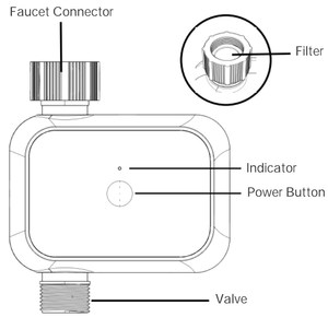 Kogan SmarterHome™ Bluetooth Garden Irrigation Water Timer