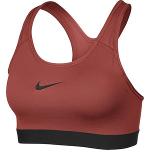 NIKE CLASSIC PAD BRA (MAROON SIZE S)