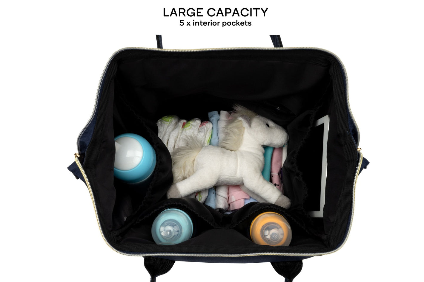 ORBIS MULTI-FUNCTION NAPPY DIAPER BAG (NAVY)