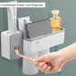 Ovela Bathroom Organiser with Toothpaste Dispenser