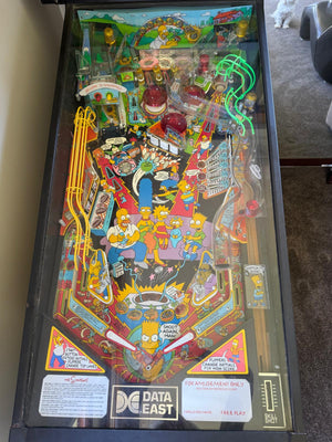 The Simpsons Pinball (1990) machine