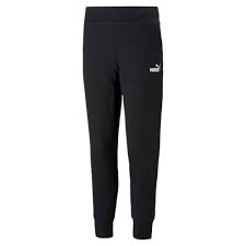 PUMA WOMEN'S ESSENTIAL SWEATPANTS FLEECE (PUMA BLACK SIZE L)
