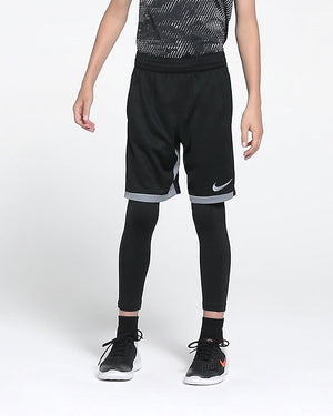 NIKE BOYS' DRI-FIT TROPHY SHORTS (BLACK SIZE M)