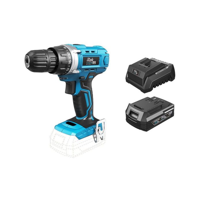 Rok cordless drill 18v charger sale